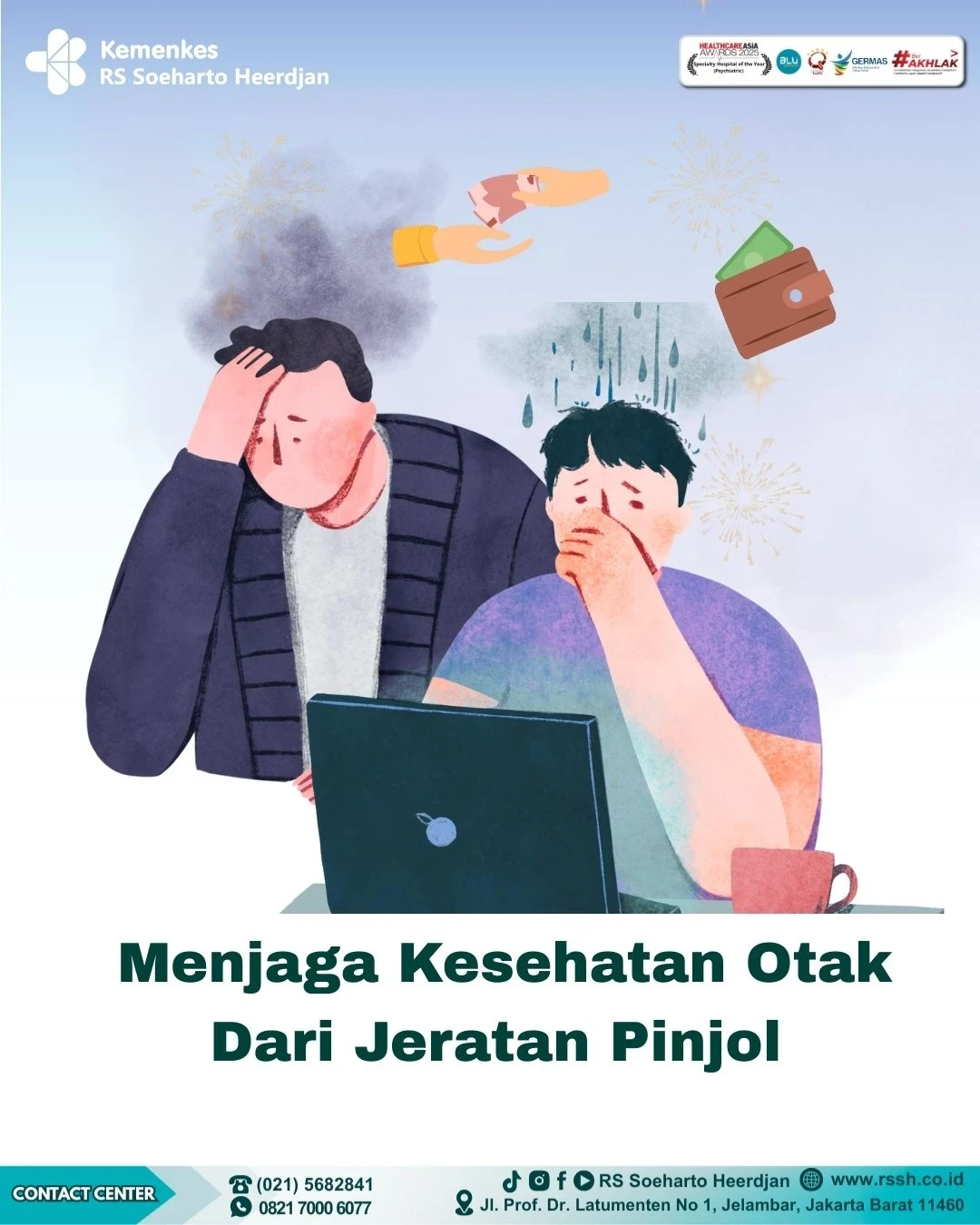 Menjaga Kesehatan Otak dari Jeratan Pinjol
