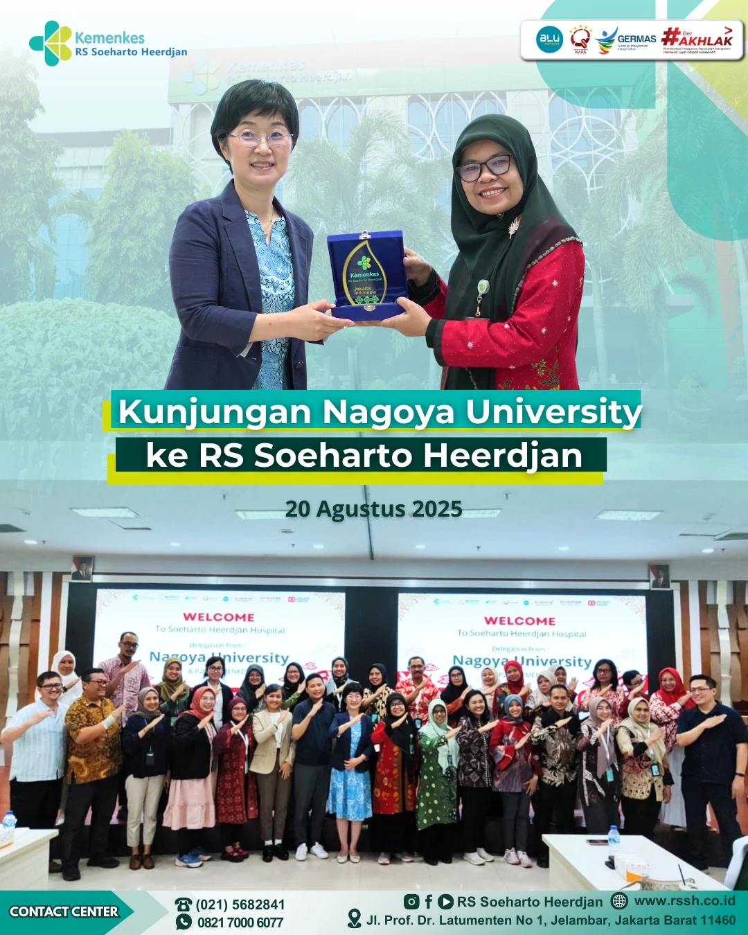 Kunjungan Nagoya University ke RS Soeharto Heerdjan