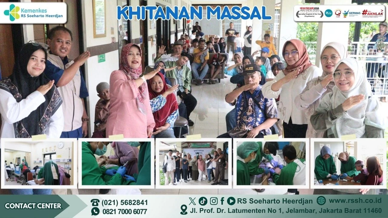 Khitanan Aman untuk Anak, RS Soeharto Heerdjan Dukung Gerakan Masyarakat Sehat di HKN ke-61