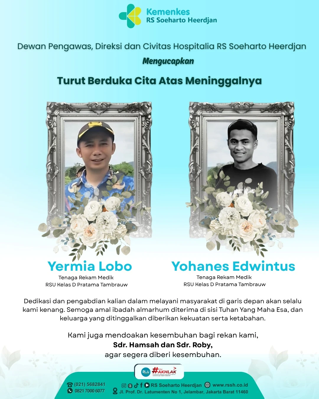 Selamat Jalan Pahlawan Kemanusiaan, Jasa dan Pengabdianmu Abadi