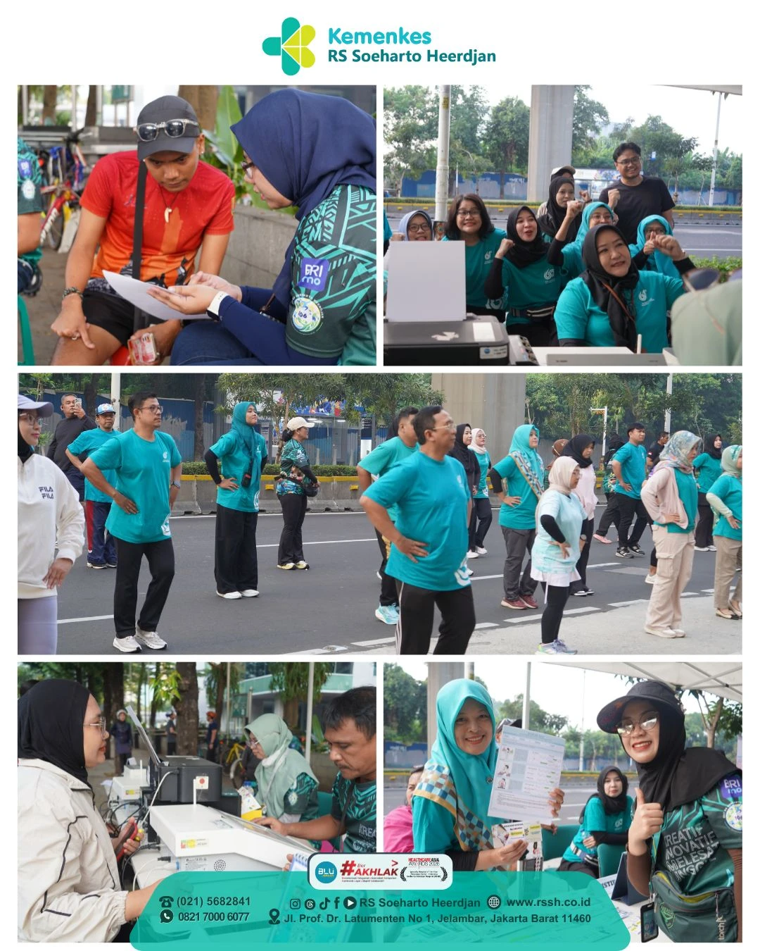 Semangat Hidup Sehat di Car Free Day, RS Soeharto Heerdjan Hadirkan Layanan Tes HRV Gratis