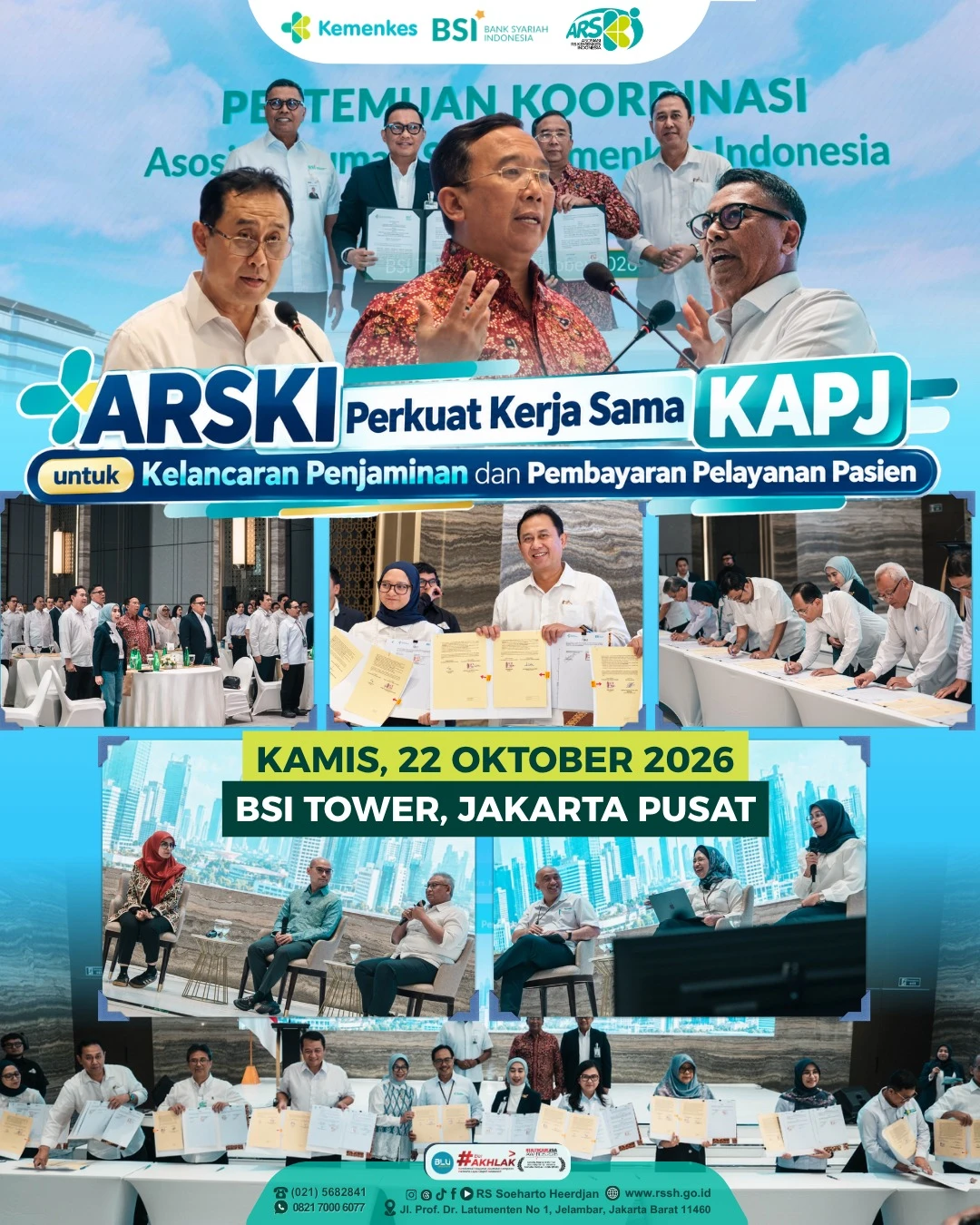 ARSKI Perkuat Kerja Sama KAPJ dan Peningkatan Kinerja Rumah Sakit Kemenkes